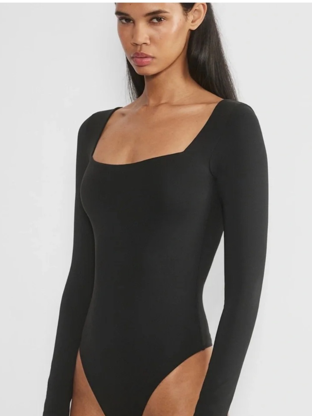 Aritzia Contour black long sleeve bodysuit